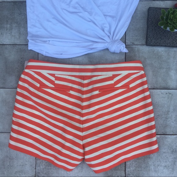 J CREW COTTON STRIPED TEXTURED SHORTS - Picture 6 of 6